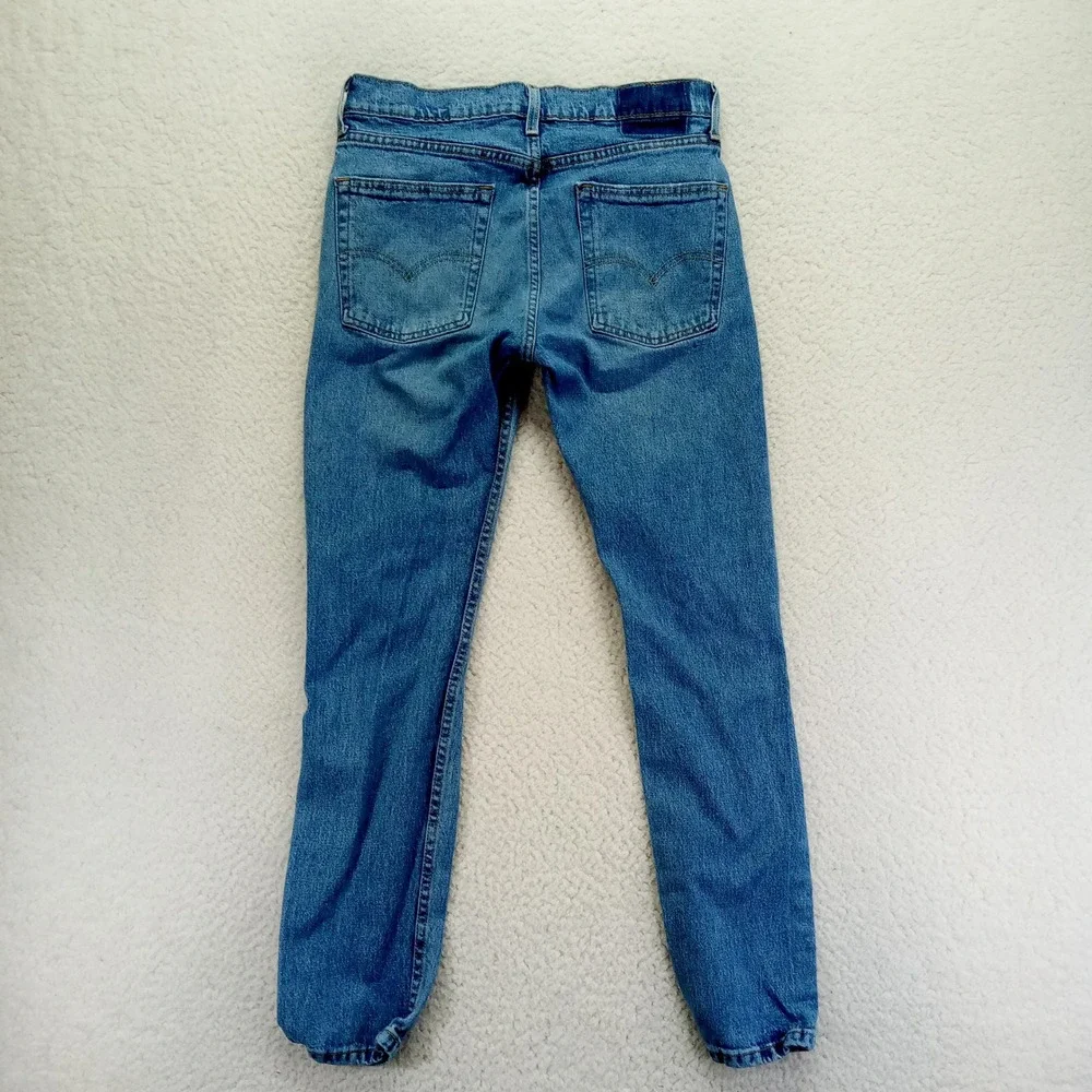 Levi's Mens Jeans Blue Distressed Relaxed Fit Button Fly Size 31x30‎ No Tags
